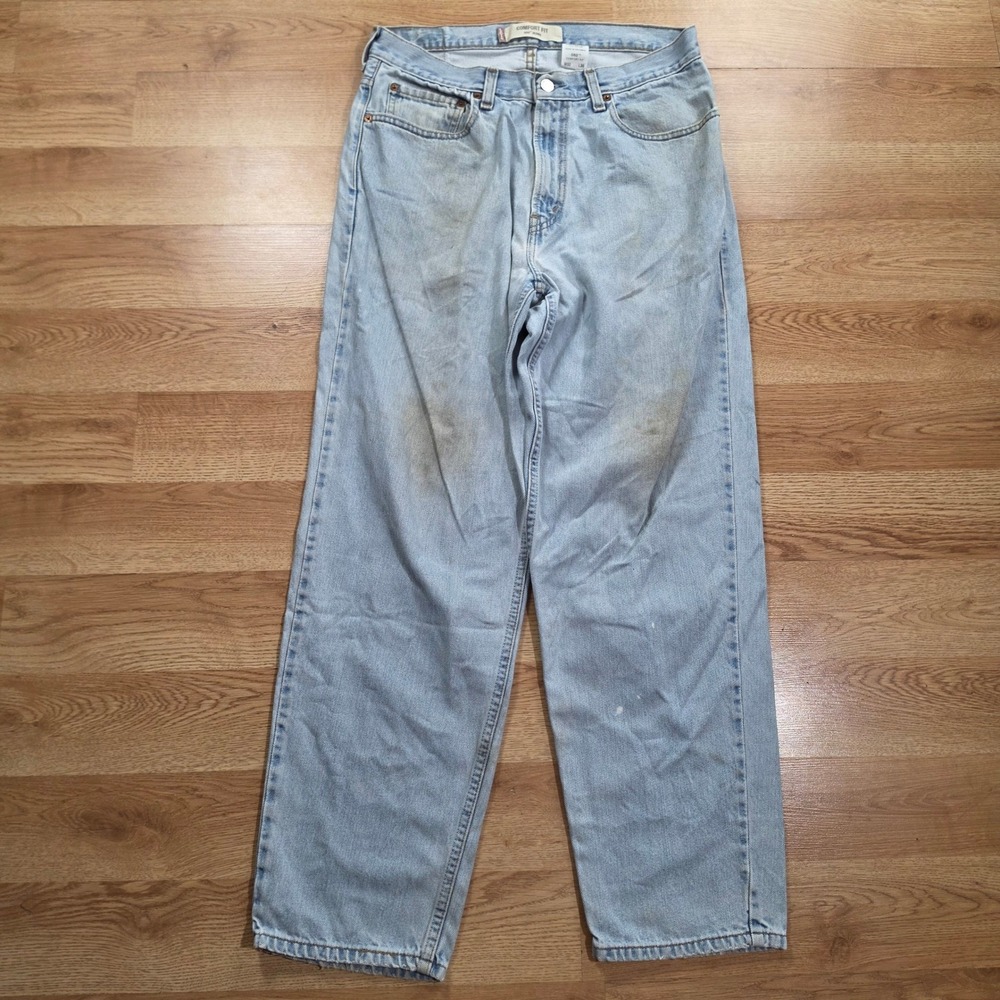 Vintage Levis 560 Jeans Men 32x30 Comfort Fit Light Wash Blue Denim Workwear Y2k